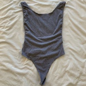 AMERICAN APPAREL Grey bodysuit size S